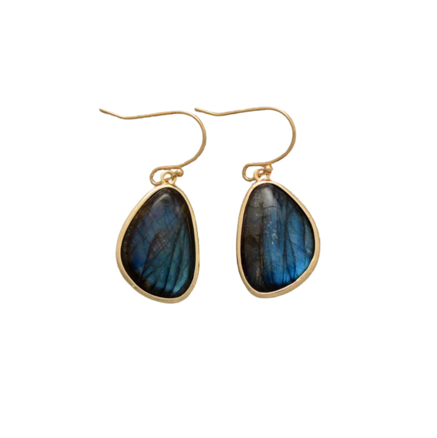 Labradorite Stone Drop Earrings