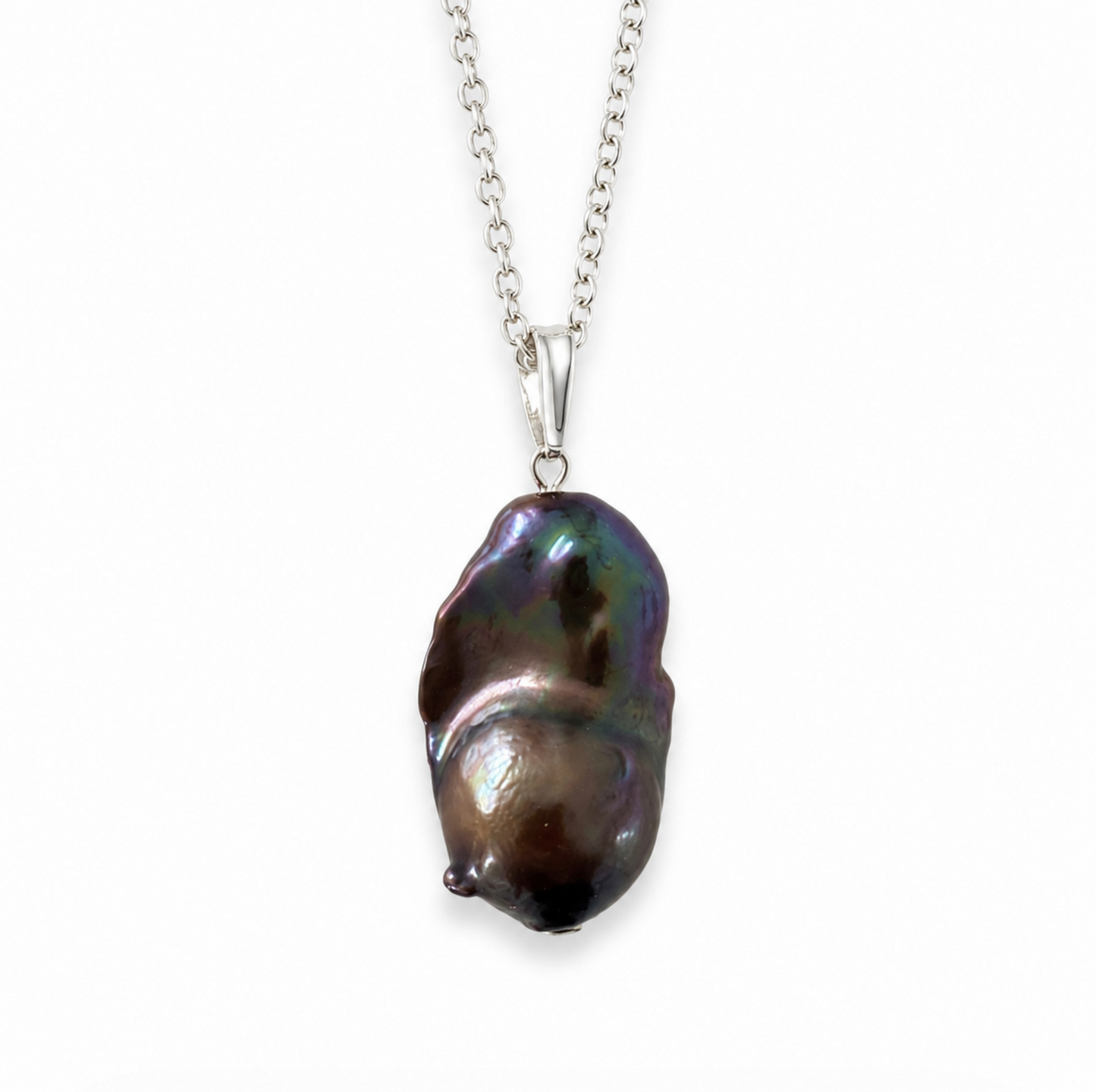 InstaGlam Baroque Freshwater Pearl Necklace – Upcycled Montreal Design