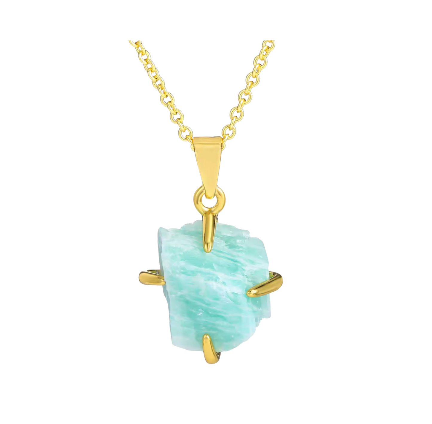 Striking Irregular Amazonite Necklace