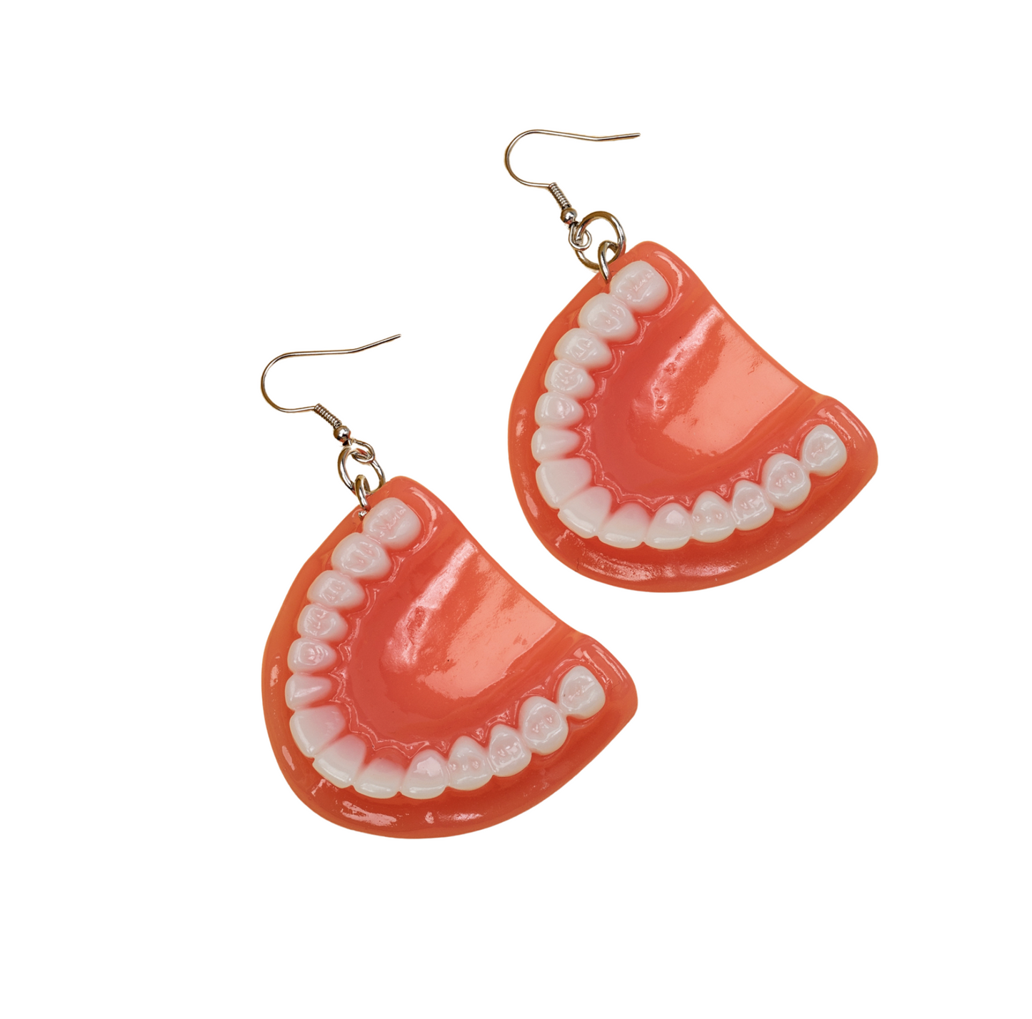 Denture Teeth Drop Earrings