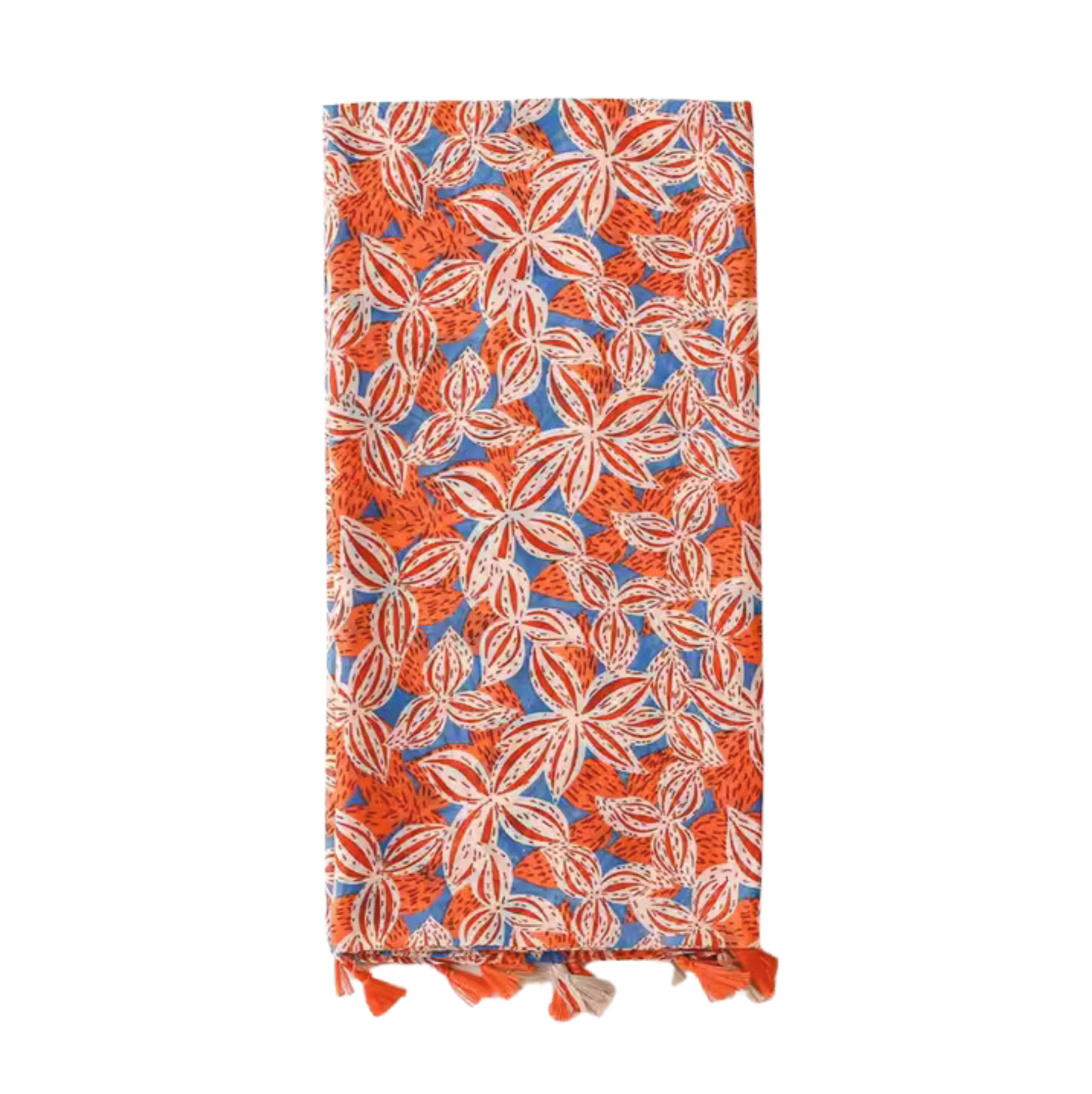 Orange Flower Scarf