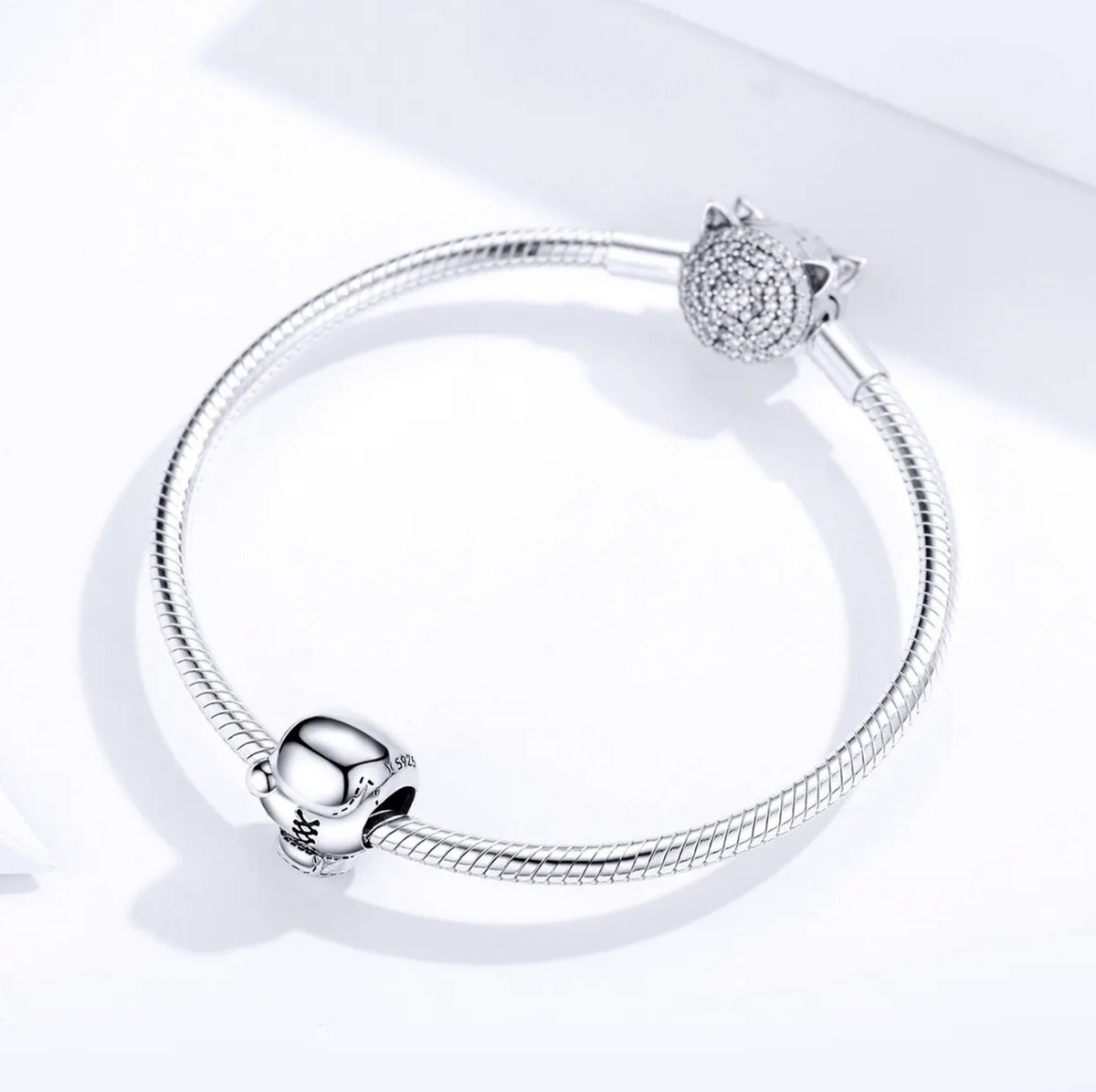 Sterling Silver Boxing Glove Charm – “Live Fit, Stay Toned”