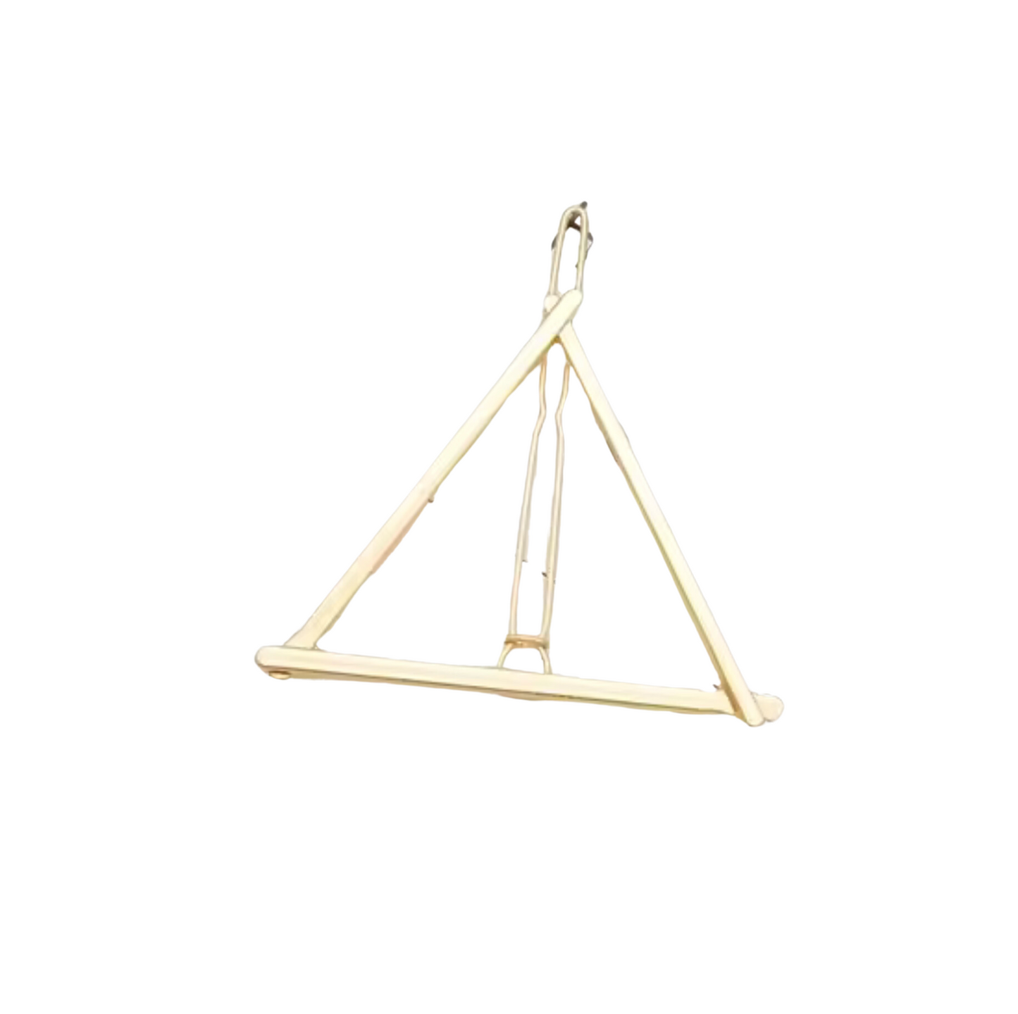 Goldtone Triangle Hair Pin