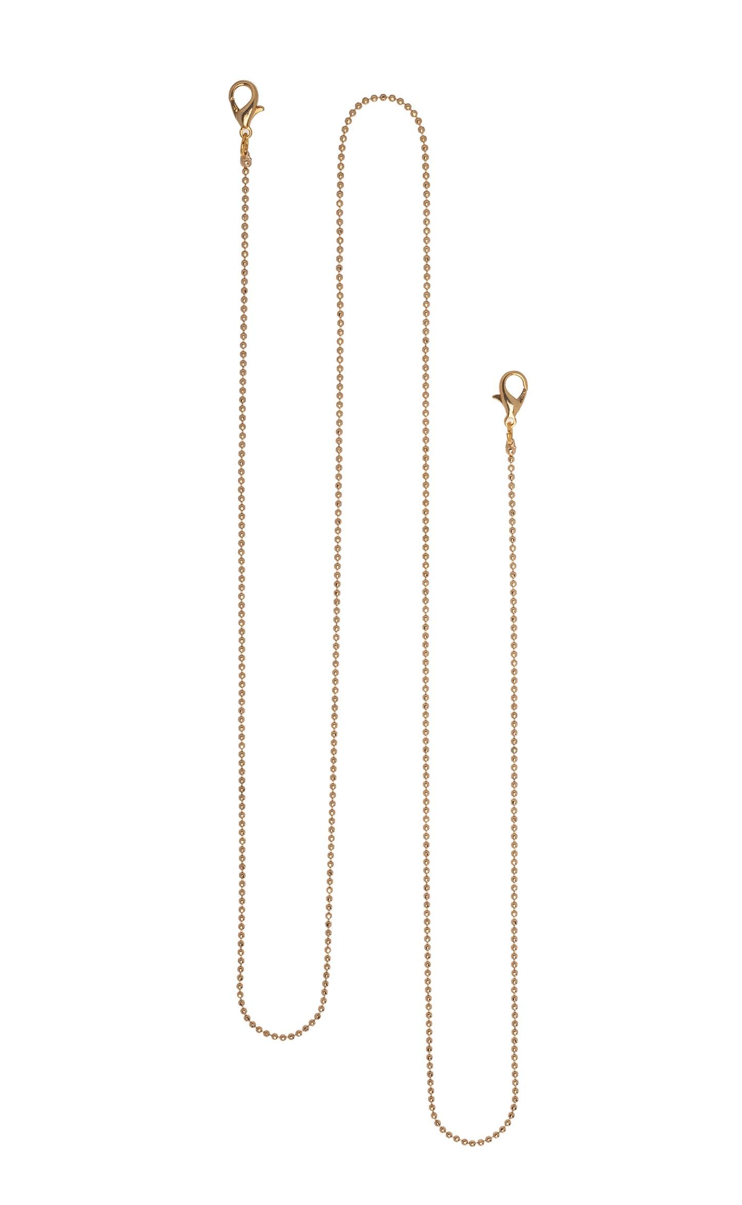 Goldtone Beaded Sunglasses Chain