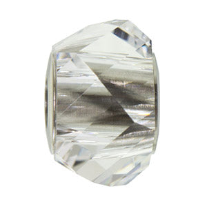 Clear Swarovski Crystal Faceted Bracelet Bead