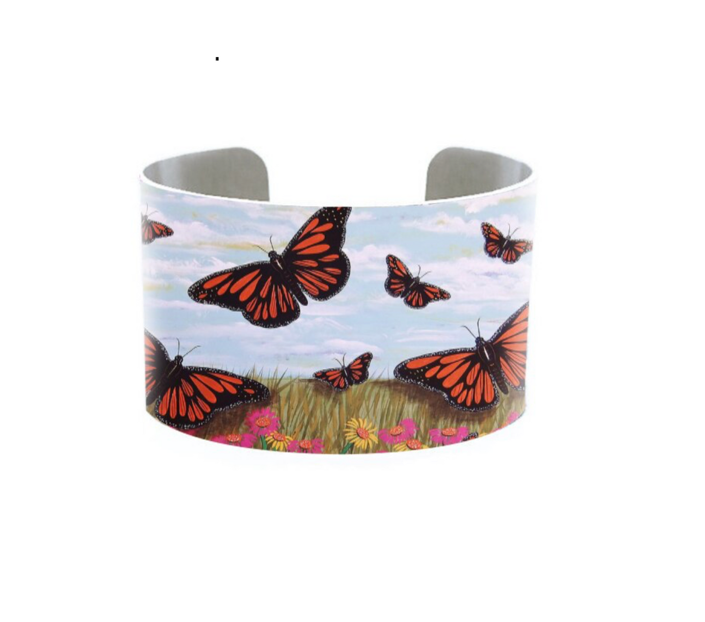 Flying Butterflies Cuff Bracelet