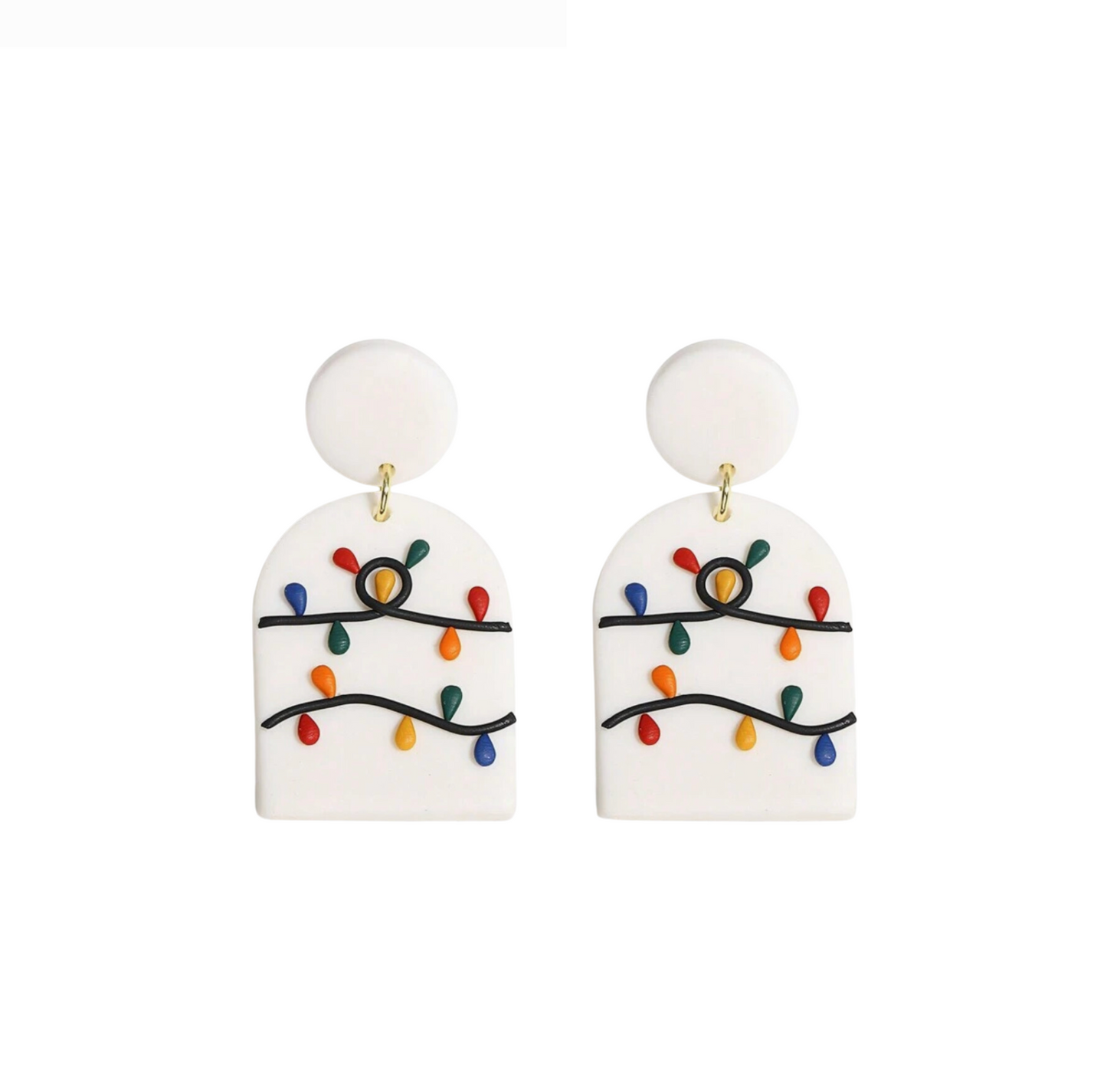 Festive Holiday Lights Earrings