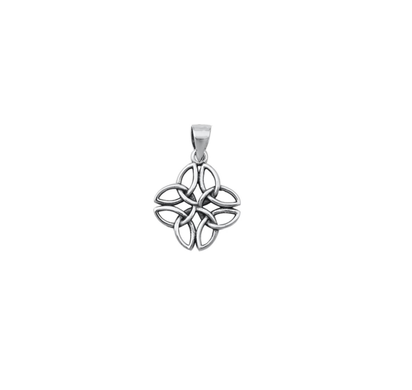 Sterling Silver Celtic Clover