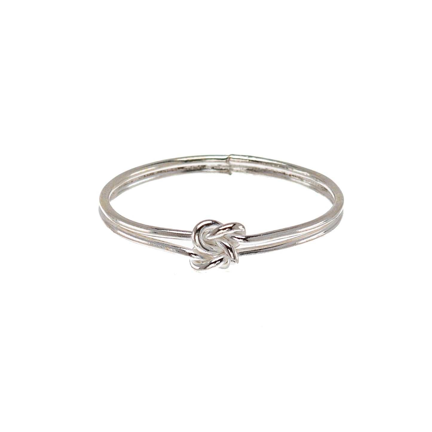 Sterling Silver Double Knot Ring