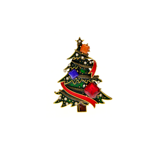 Christmas Tree Brooch