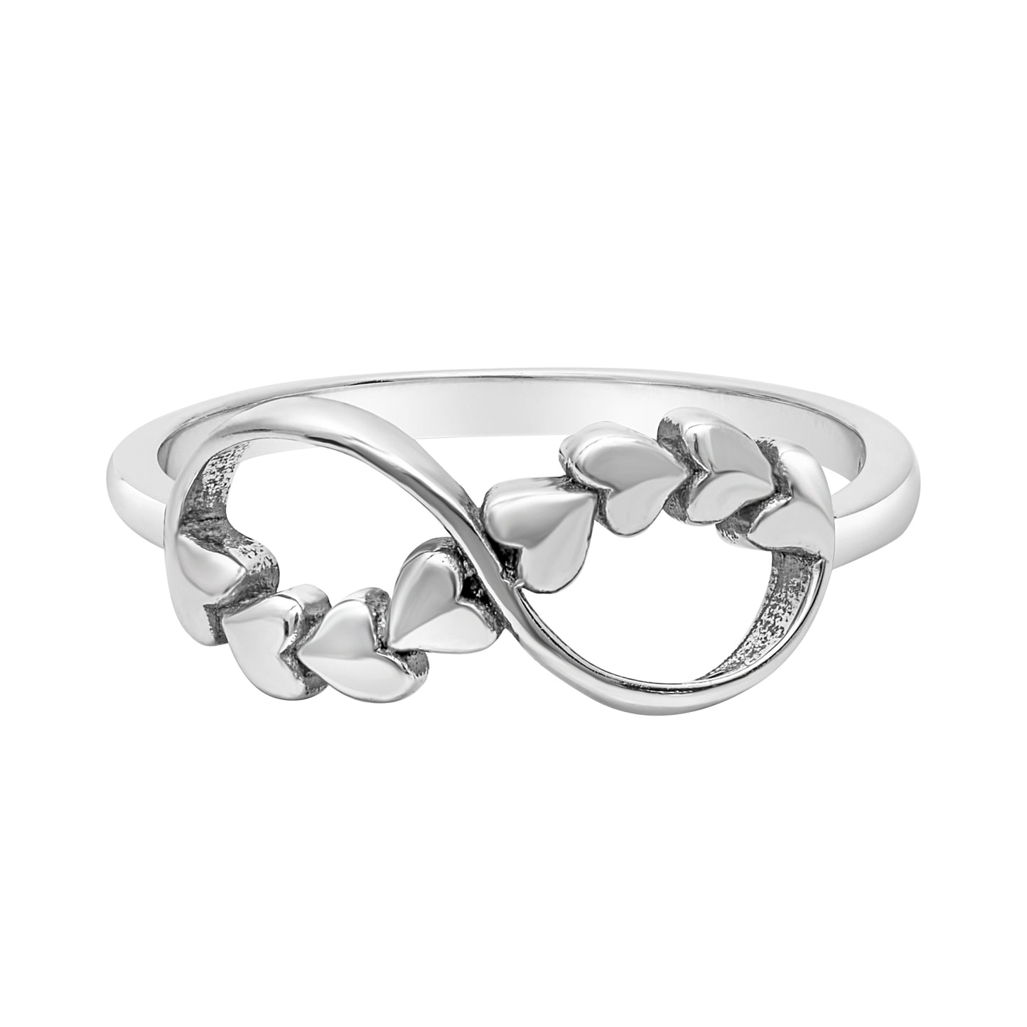 Sterling Silver Infinity Heart Ring