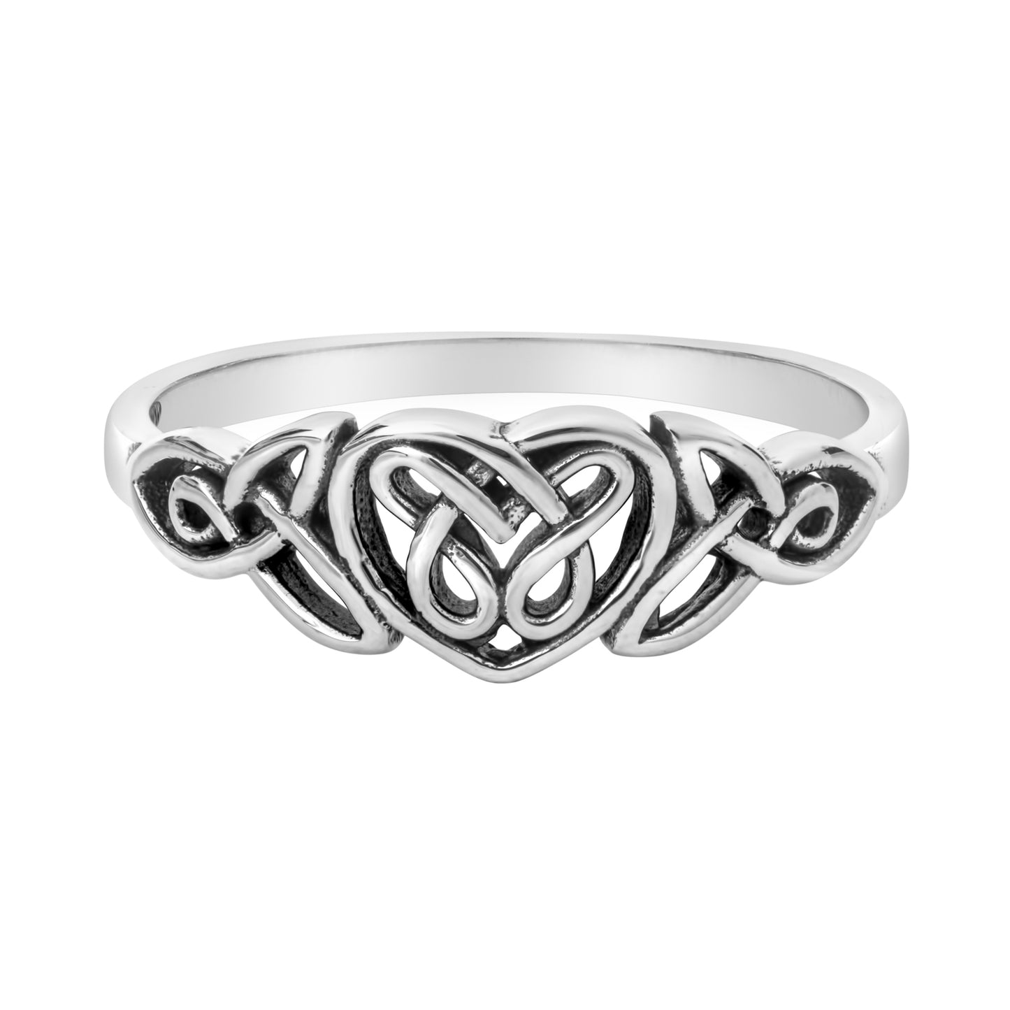 Sterling Silver Triquetra   Ring