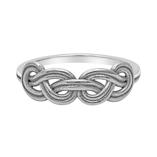 Sterling Silver Looped Celtic Knot Ring