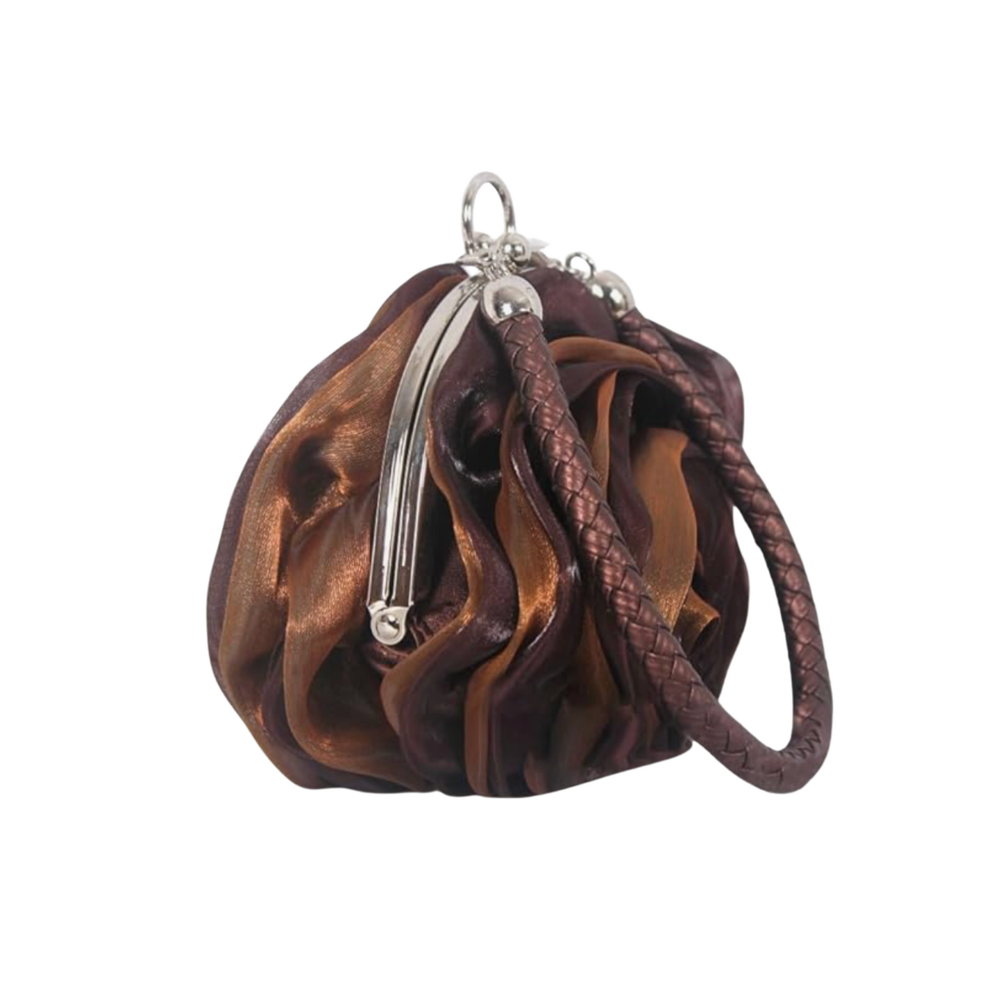 Satine Rose Flower Clutch Handbag with Removeable Strap