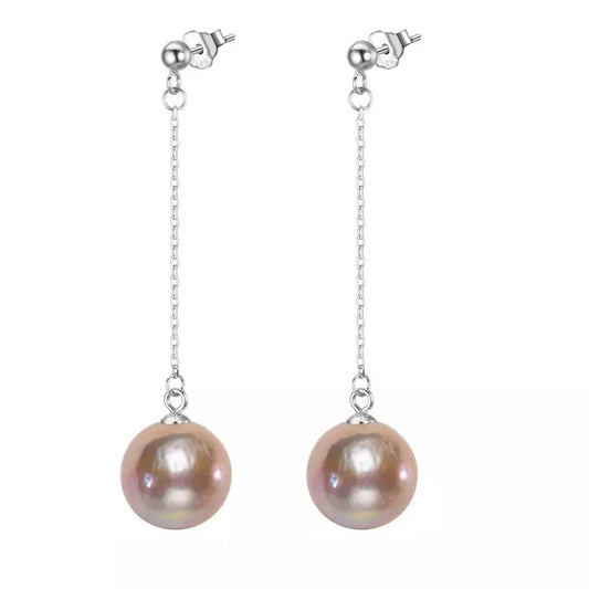 Freshwater Cultured Pearl Threader Drop Earrings