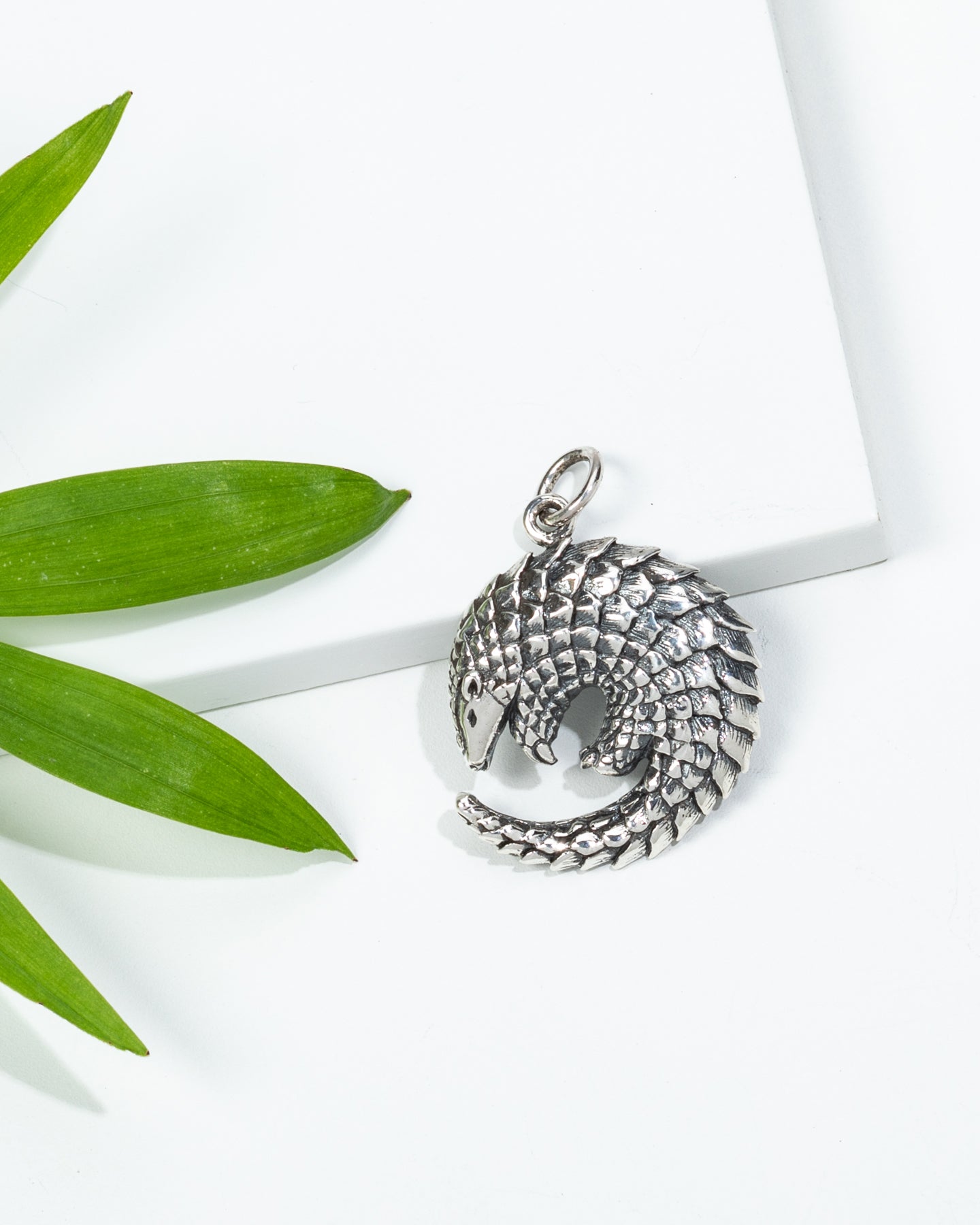 Sterling Silver Pangolin Pendant