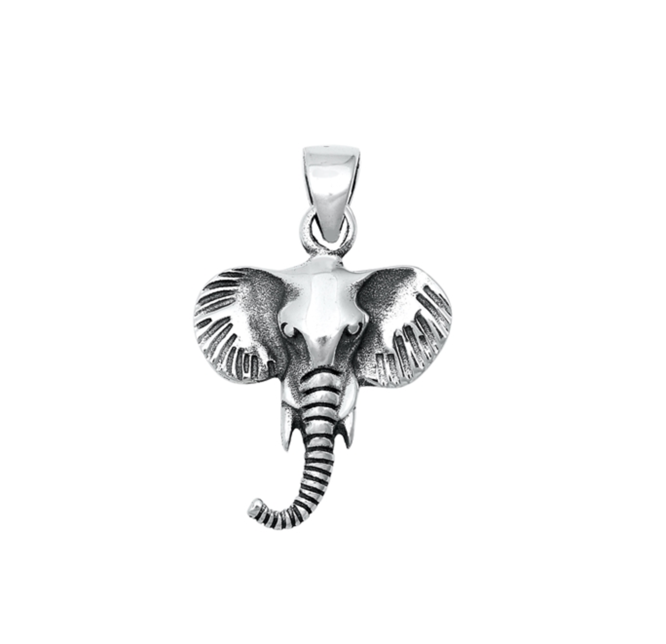 Sterling Silver Elephant Pendant