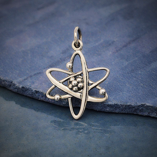 Sterling Silver Atom Pendant