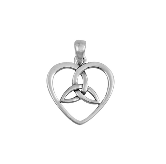 Sterling Silver Celtic Heart Pendant