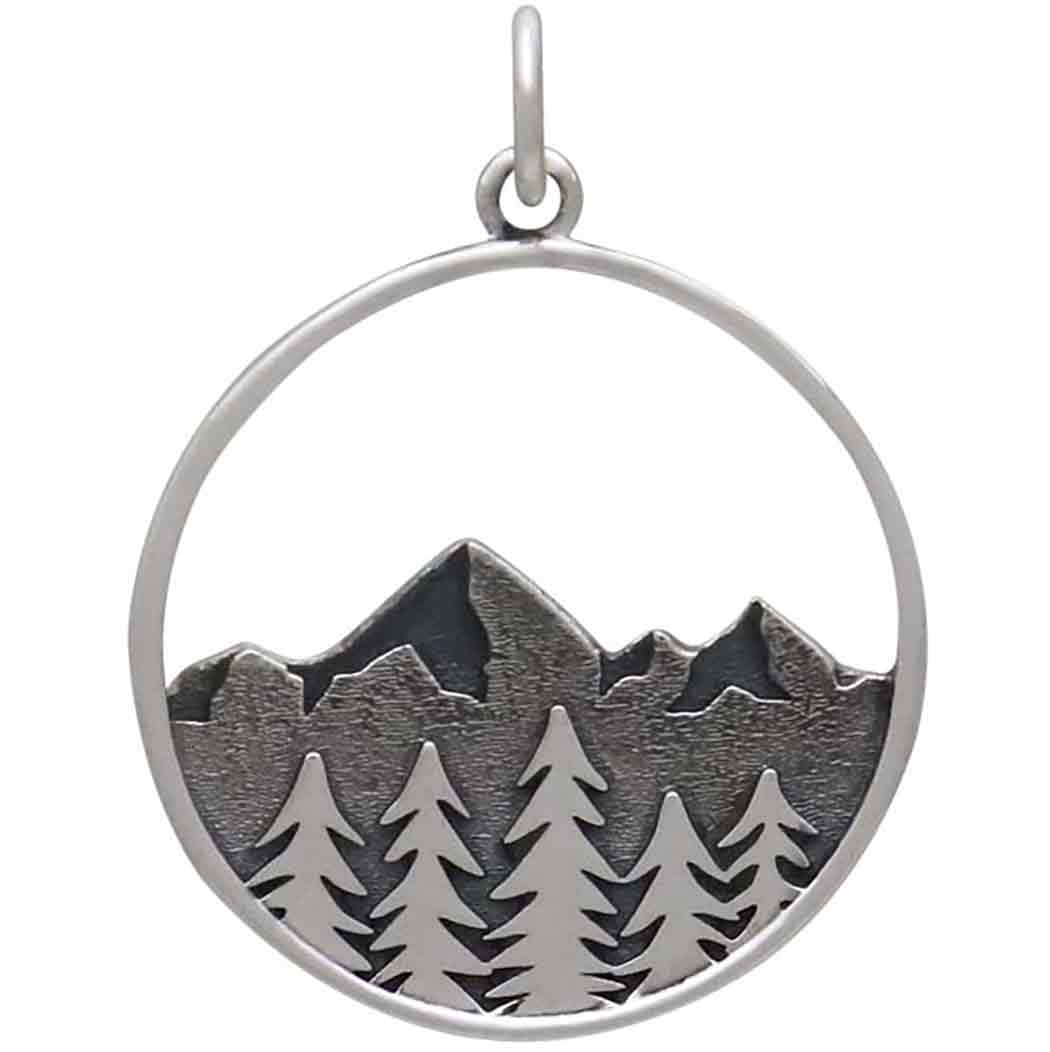 Sterling Silver Pine Alps Pendant