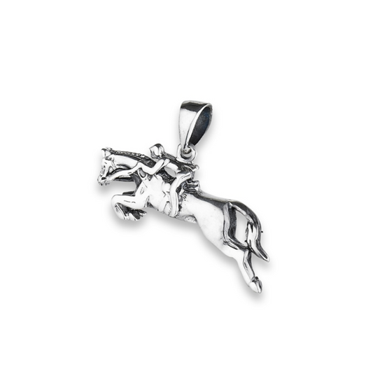 Sterling Silver Equestrian Horse Pendant