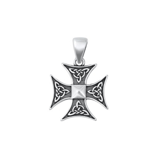 Sterling Silver Celtic Cross Pendant