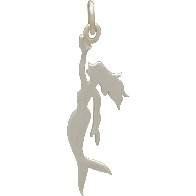 Sterling Silver Mermaid Pendant