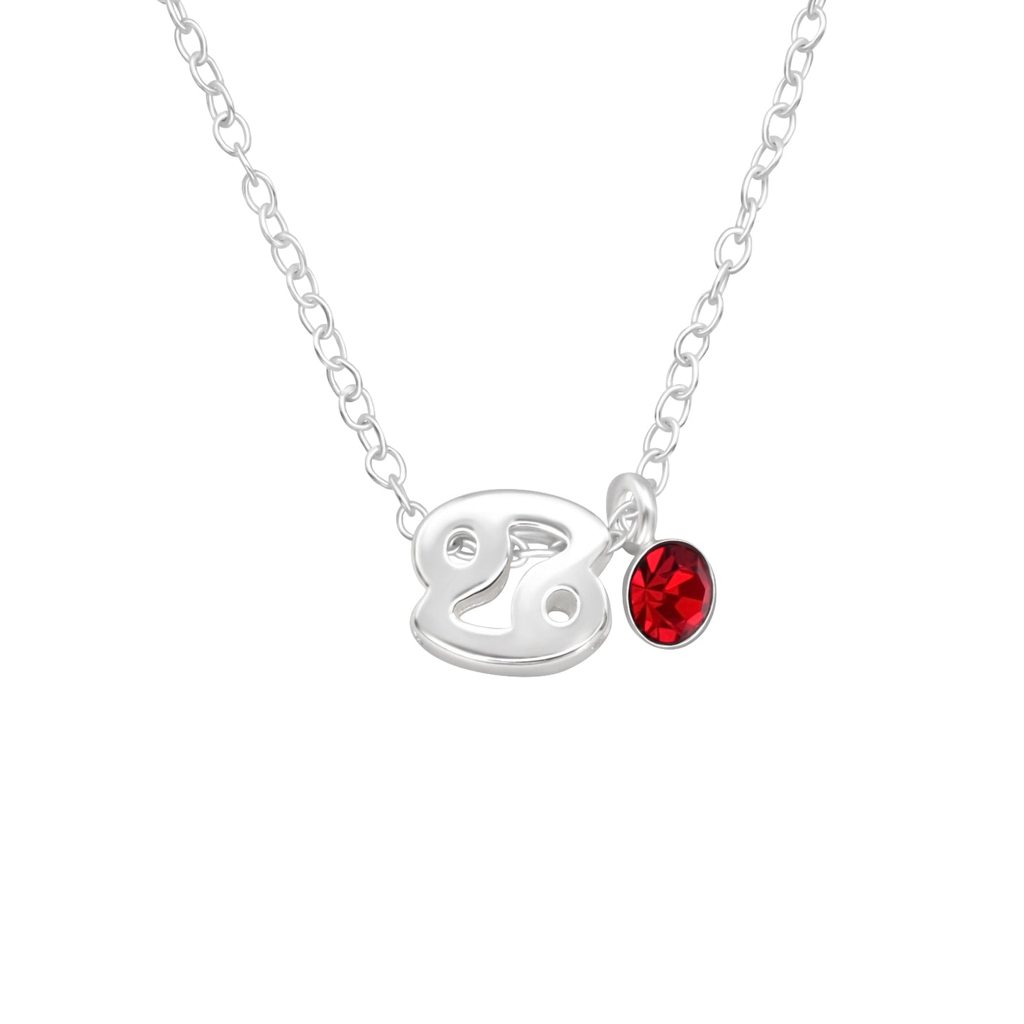 Sterling Silver & Cubic Zirconia Zodiac Pendant Necklace