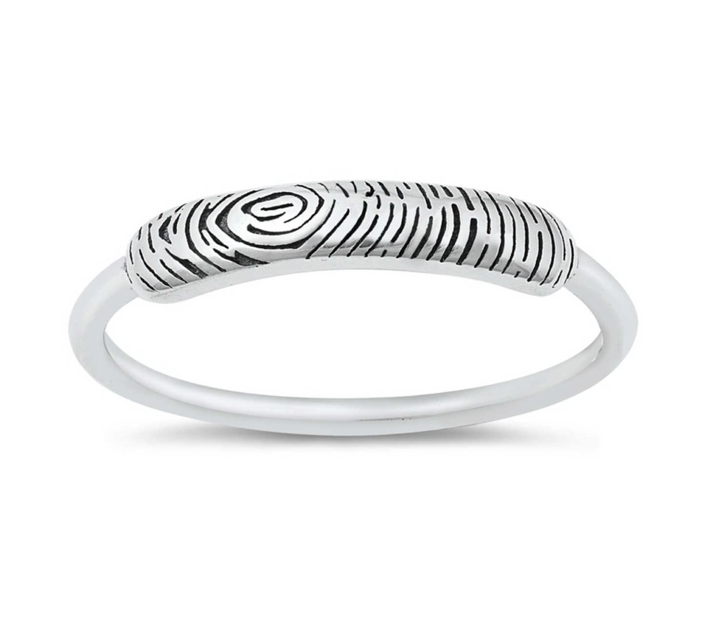 Sterling Silver Labyrinth Ring