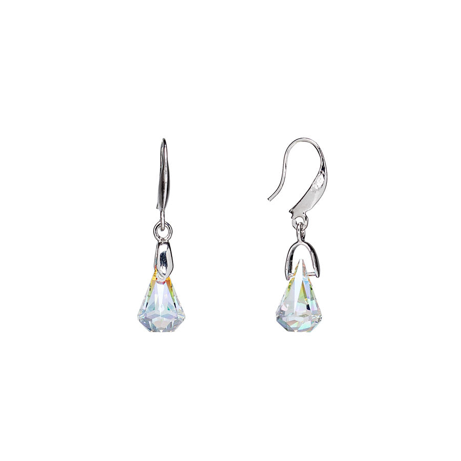 Aurora Borealis Swarovski Crystal Drop Earrings
