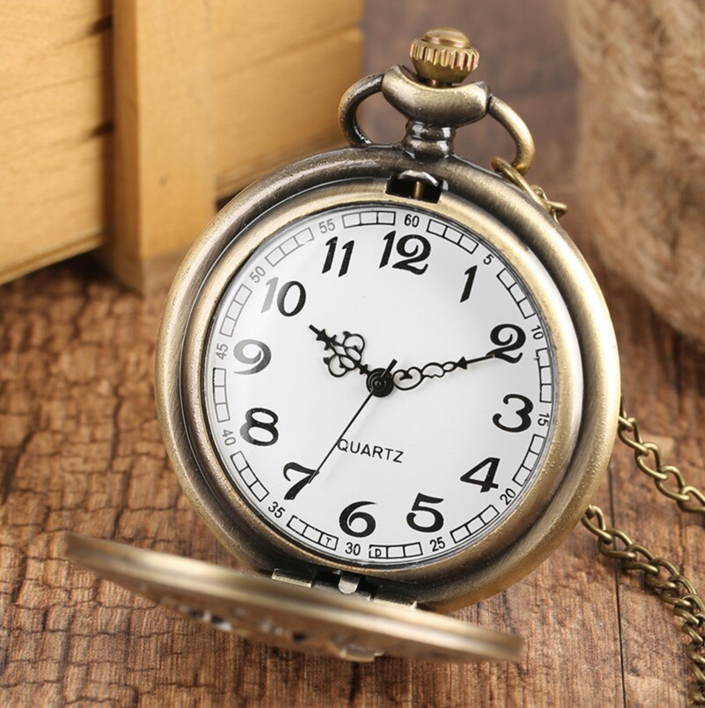 Brass Virgo Pocket Watch