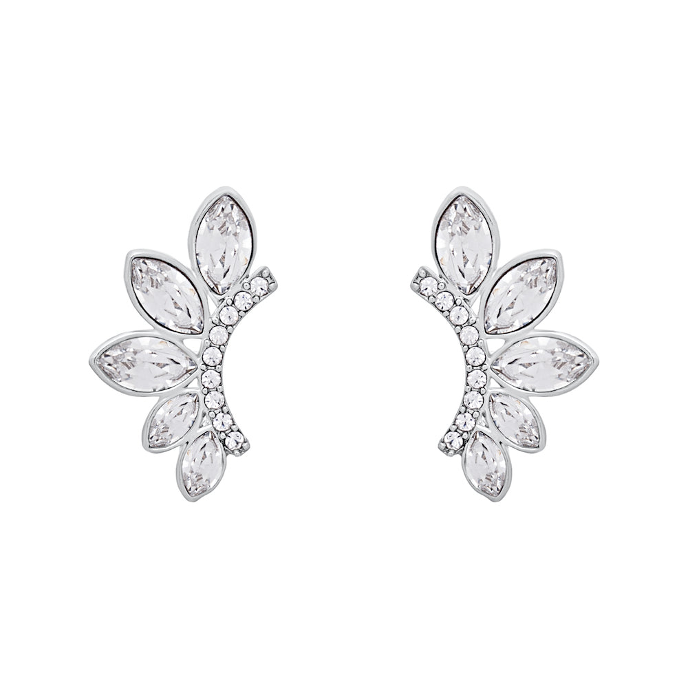 Crystal Marquis Stud Earrings