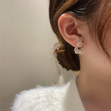 Cute Brown Bunny Stud Earrings