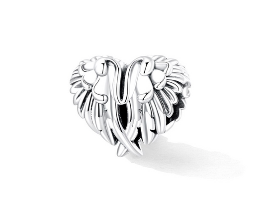 Sterling Silver Angel Wings Charm