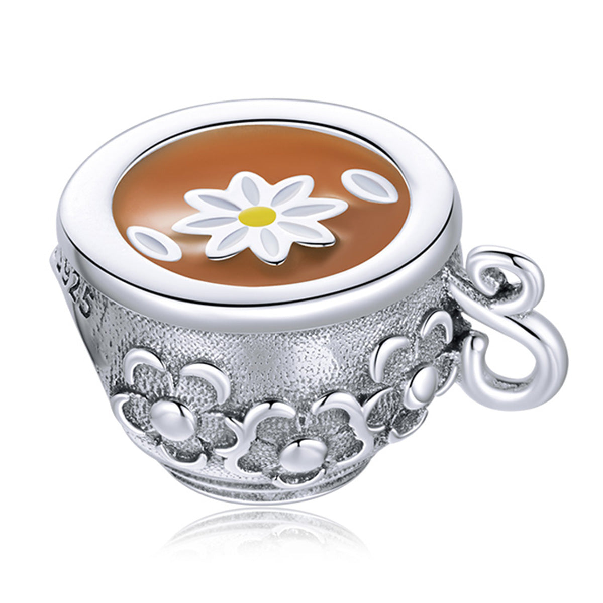 Sterling Silver Coffee Charm