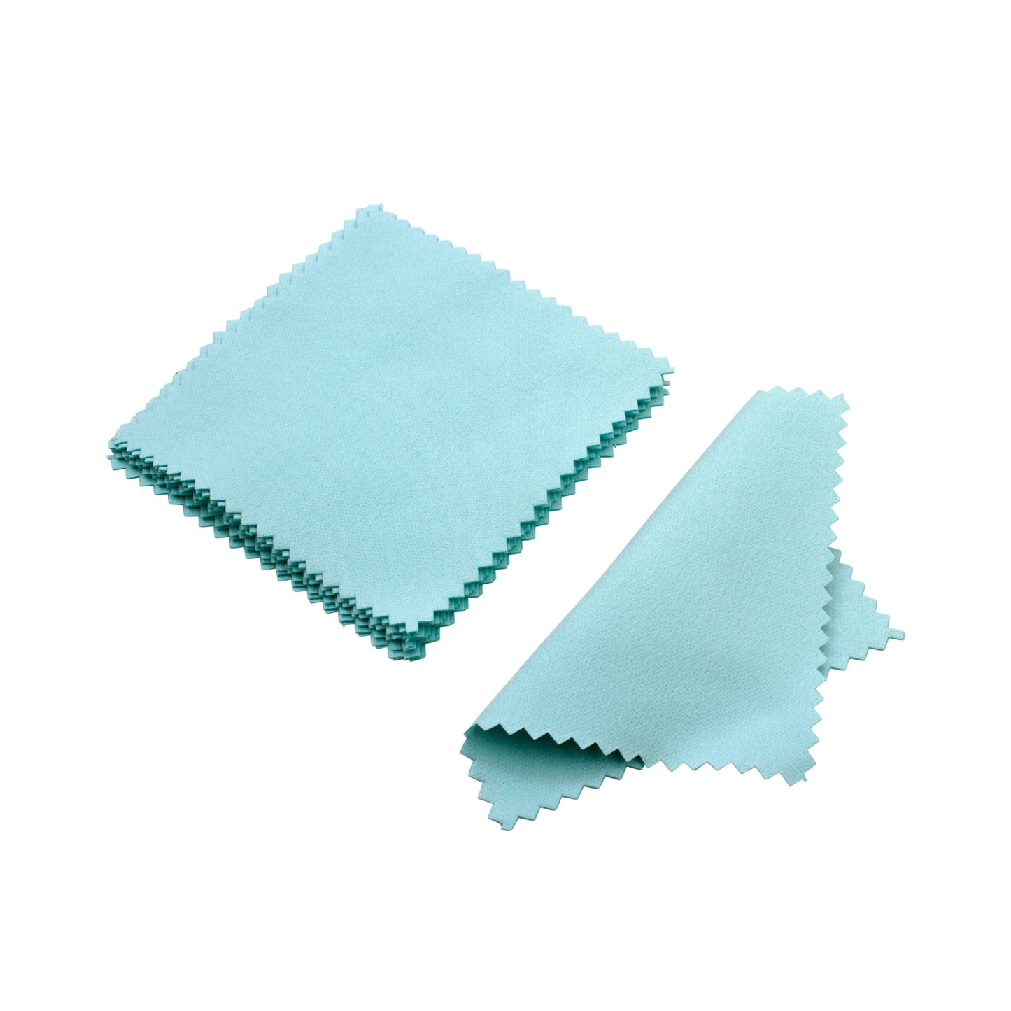 Treated-suede Jewelry Polishing Cloth - Set Of 10