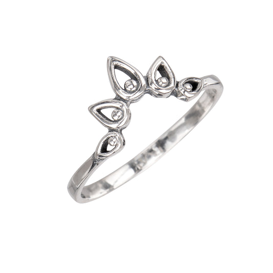 Sterling Silver Tiara Ring