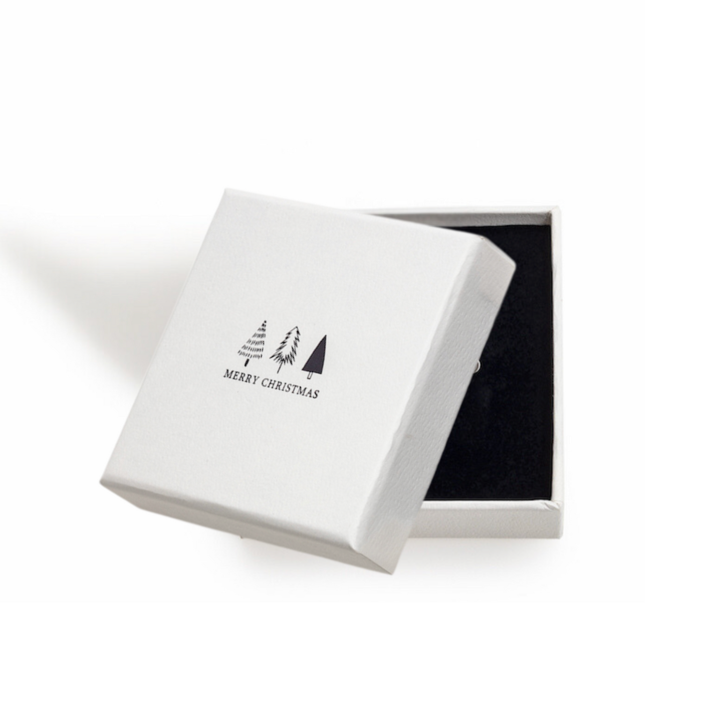 Sterling Silver White Bali Stud Earrings In Holiday Box