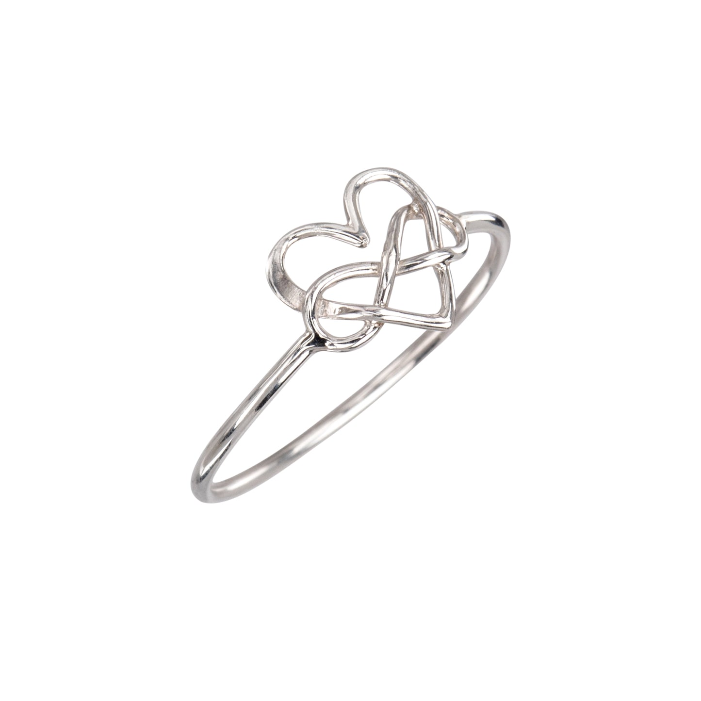 Sterling Silver Infinity Heart Ring