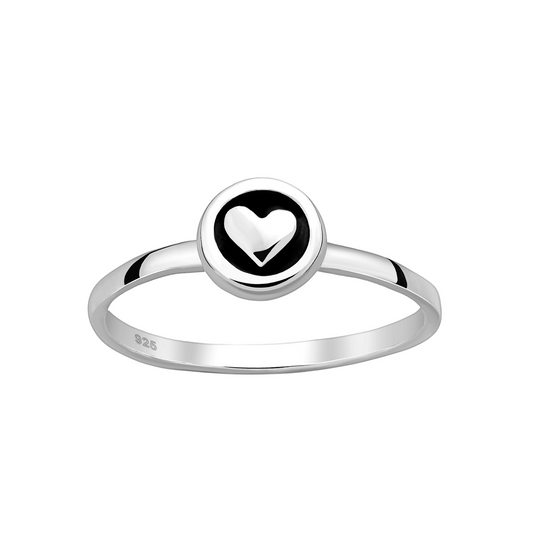 Sterling Silver Heart Ring