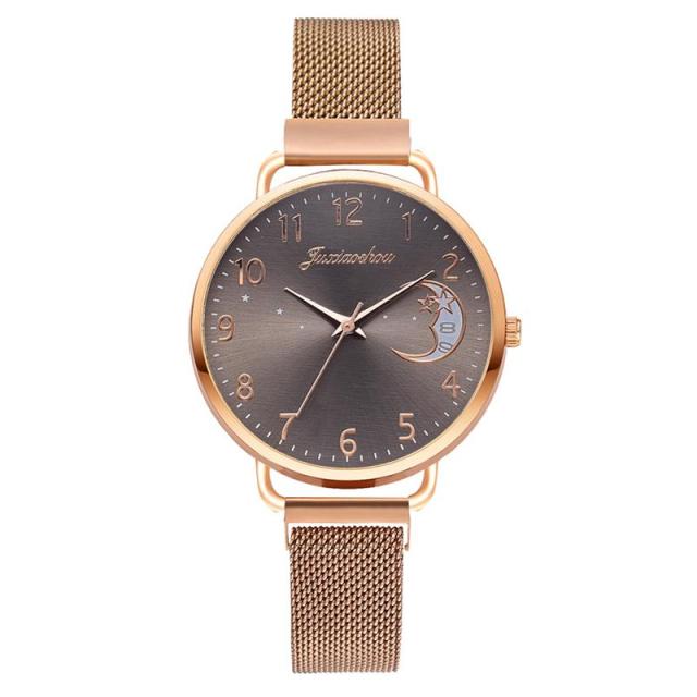 Rose Goldtone Celestial Watch