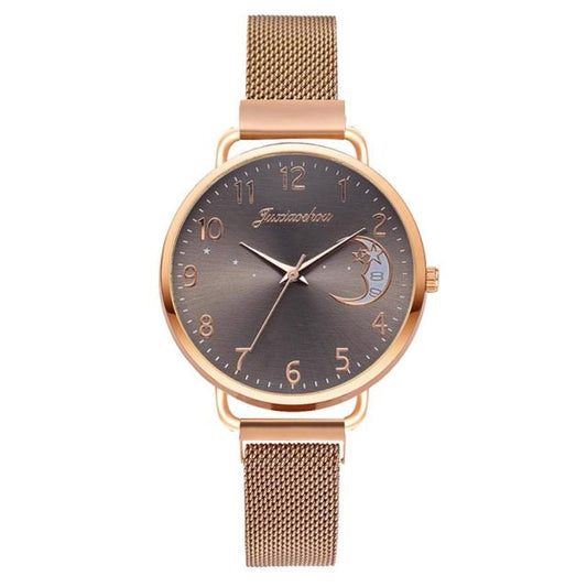 Rose Goldtone Celestial Watch