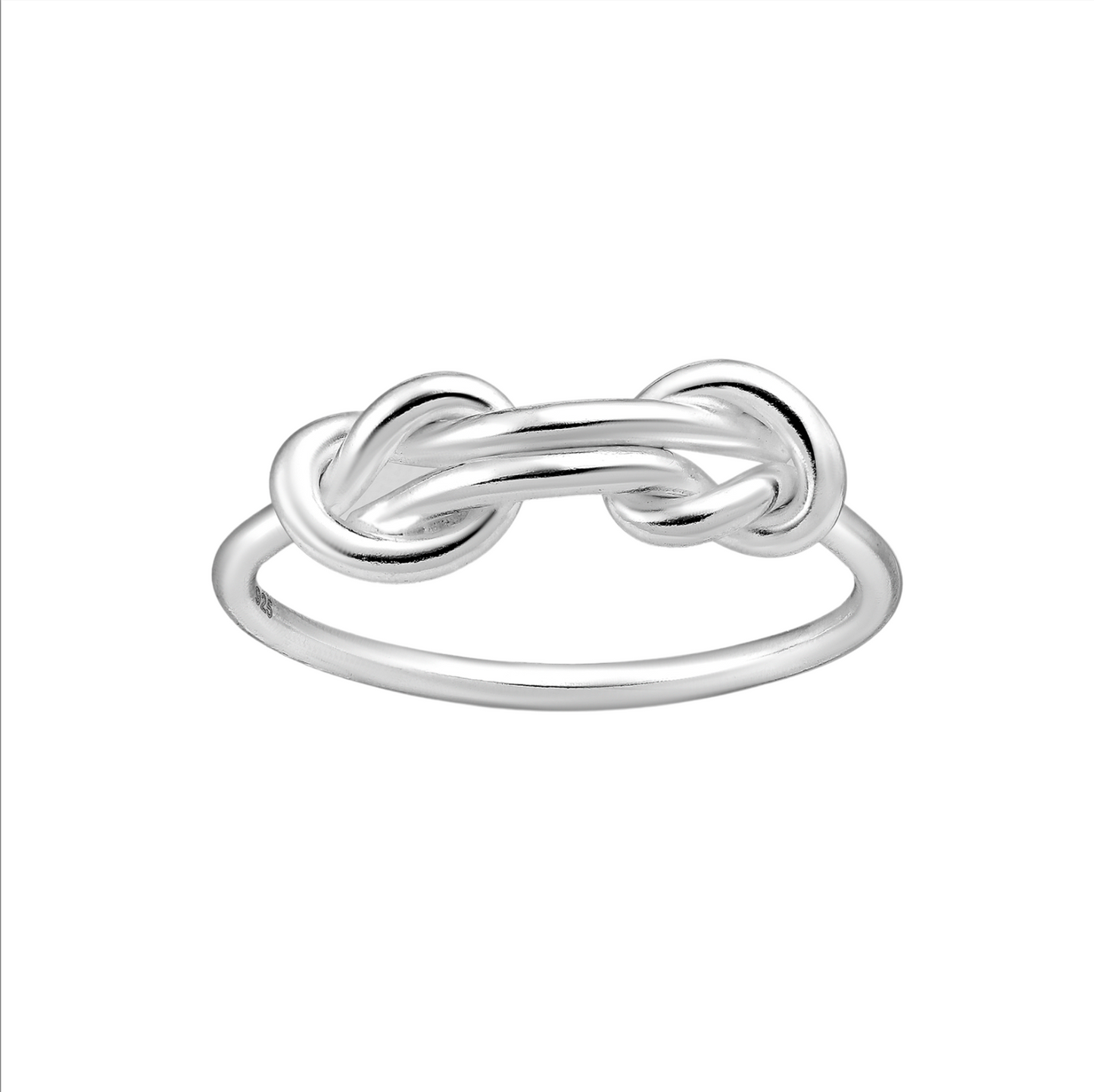 Sterling Silver Double Knot Ring