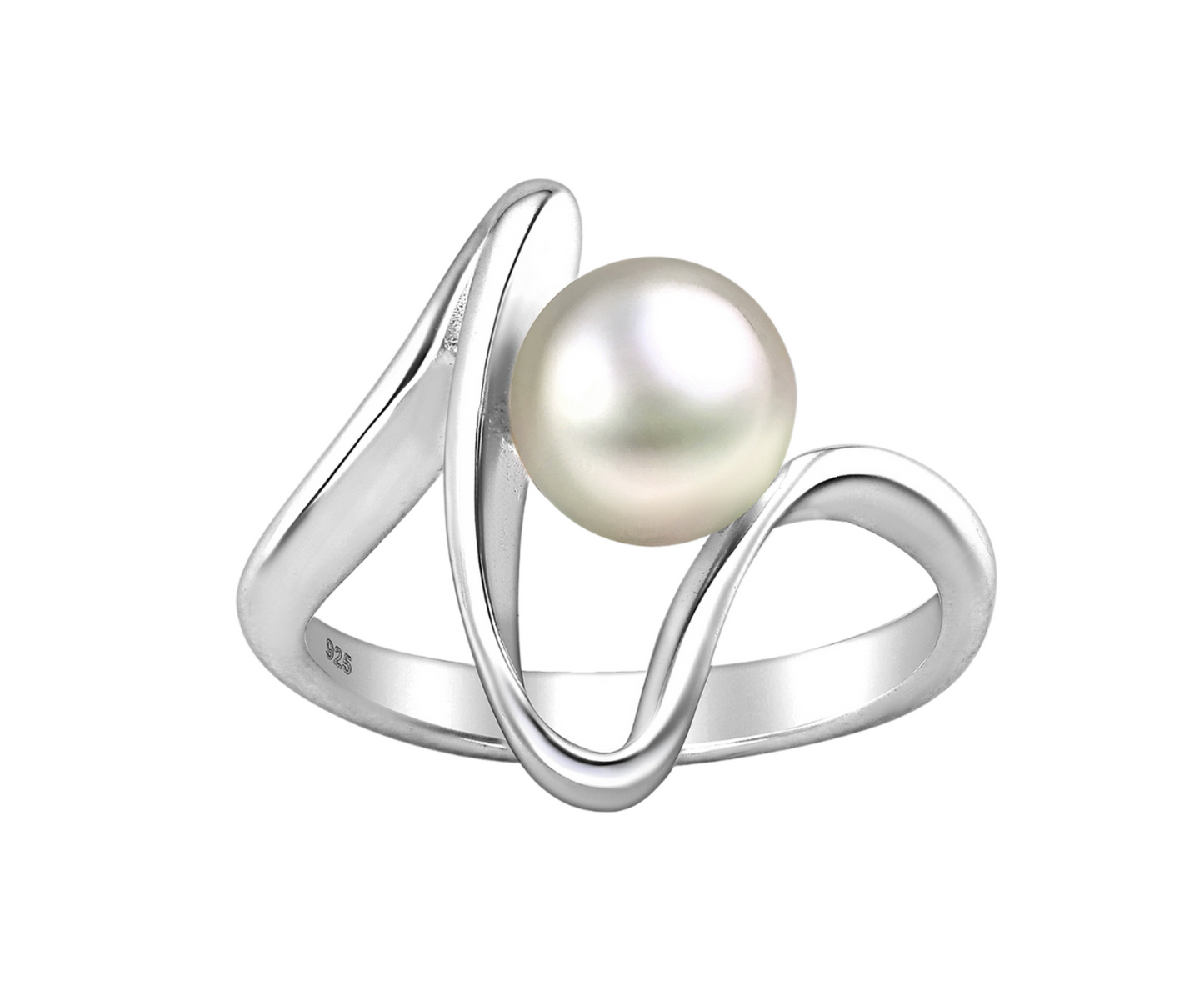 Cultured Pearl & Sterling Silver Statement Ring