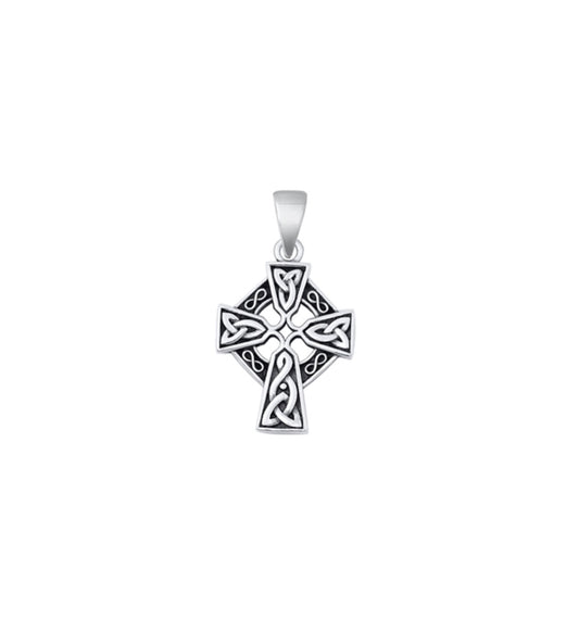 Sterling Silver Celtic Cross Pendant