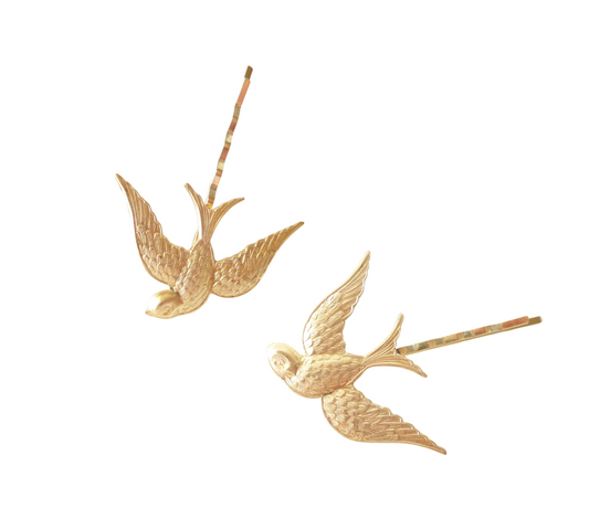 Swallow Hair Pins - Set Of 2