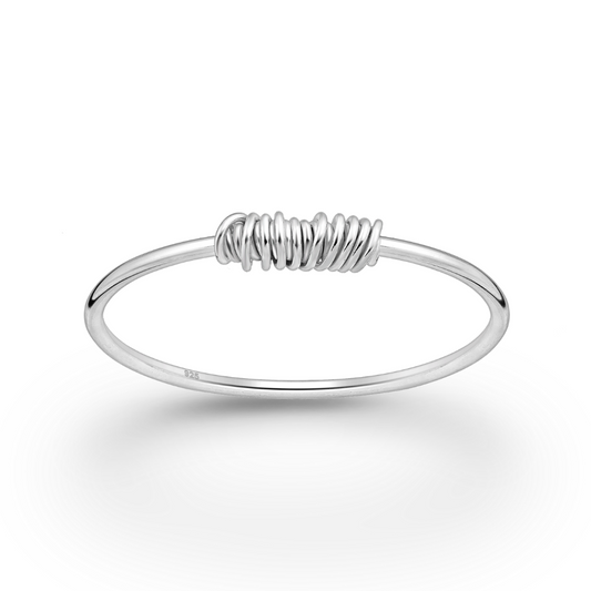 Sterling Silver Coiled Ring