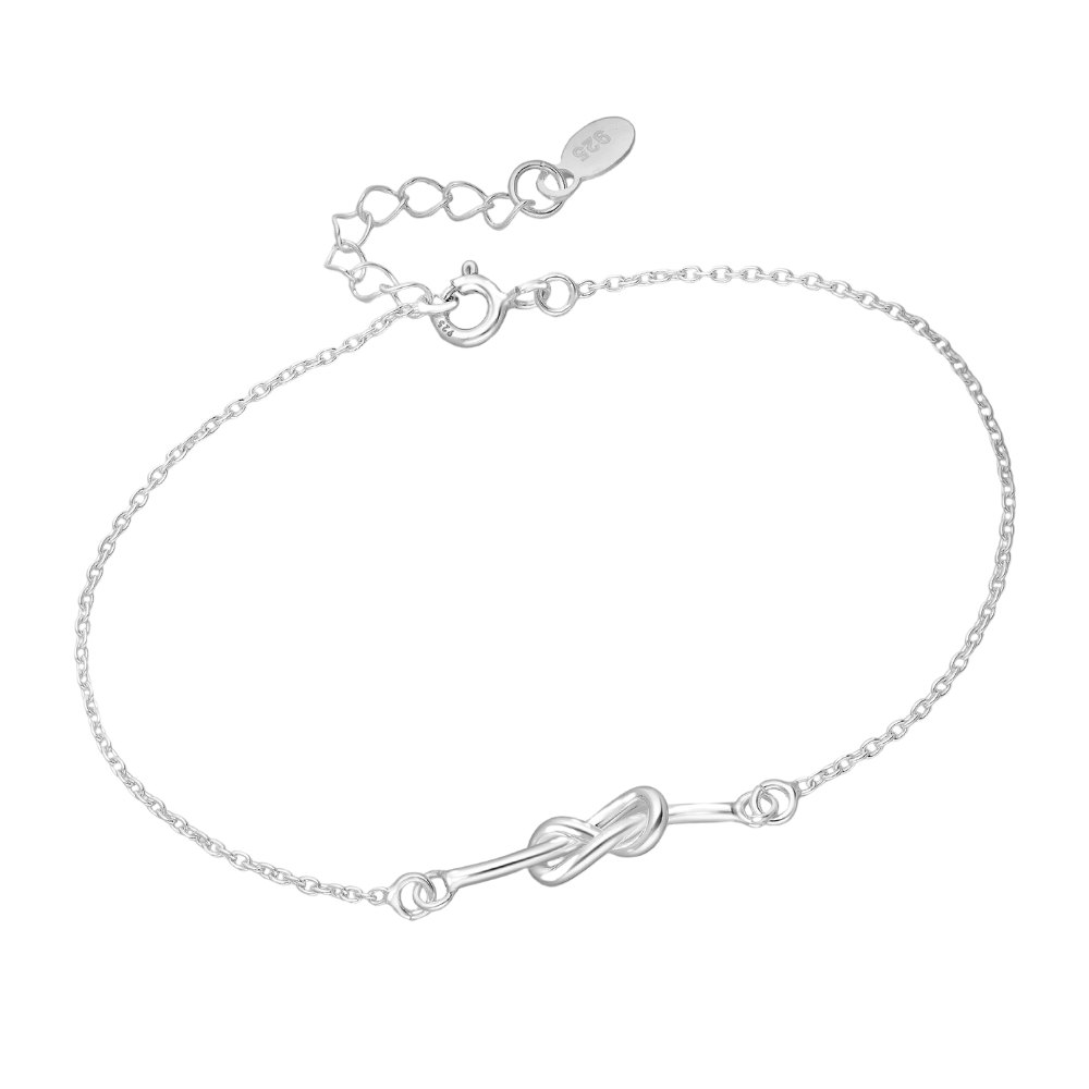 Sterling Silver Infinity Knot Bracelet