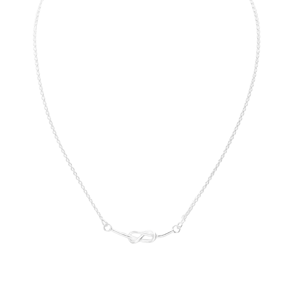 Sterling Silver Knotted Necklace