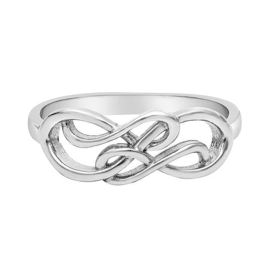 Sterling Silver Bubble Infinity Ring